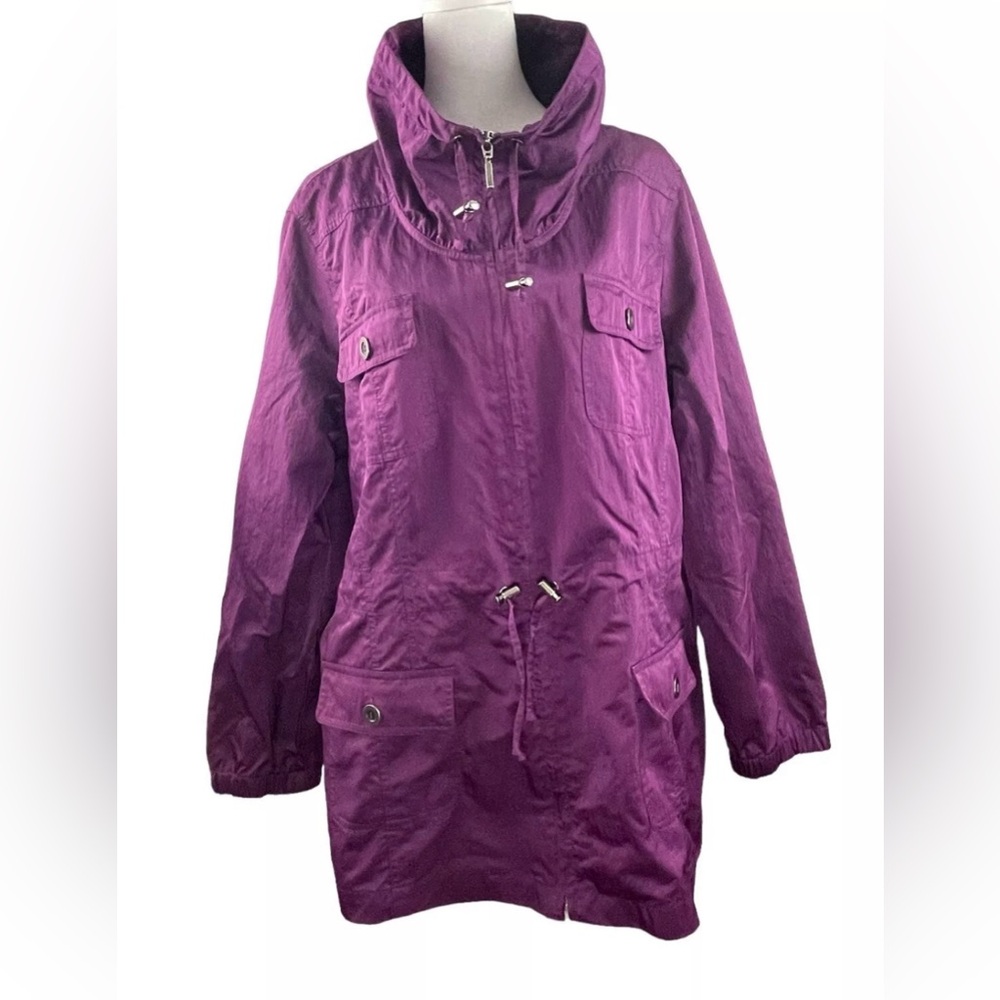 Additions by Chico's 1  
 Windbreaker Jacket Purple